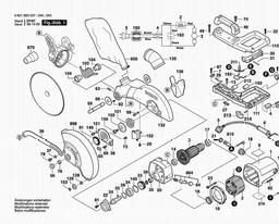 Bosch Slide Mitre Saw GCM 10 spare parts