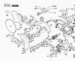 Bosch Slide Mitre Saw GCM 12 spare parts