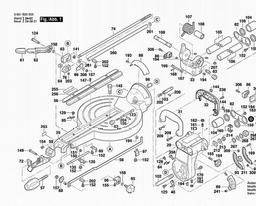 Bosch Slide Mitre Saw GCM 12 SD spare parts
