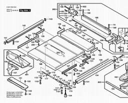 Bosch Table Saw GTS 10 spare parts
