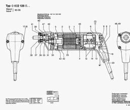 Bosch High-freq. Angle-drill GR.54 spare parts