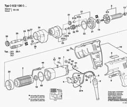 Bosch Drill GR.57 spare parts