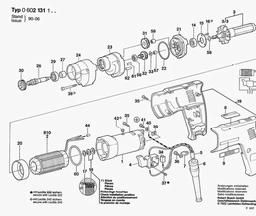 Bosch Drill GR.57 spare parts
