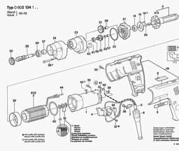 Bosch Drill GR.57 spare parts