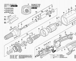 Bosch Straight Grinders HGS 65/50 spare parts