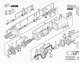 Bosch Straight Grinders HGS 65/50 spare parts