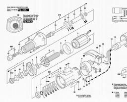 Bosch Straight Grinders HGS 55/50 spare parts