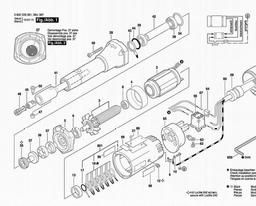 Bosch Hf Straight Grinder GERADSCHLEIFER spare parts
