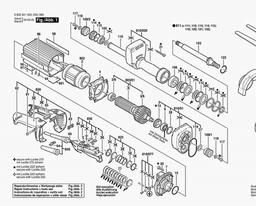 Bosch Hf Straight Grinder 2 241 spare parts