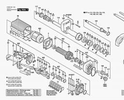 Bosch Hf Straight Grinder 2 241 spare parts