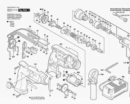 Bosch Cordless Screw Driver IASR 9,6-12V spare parts