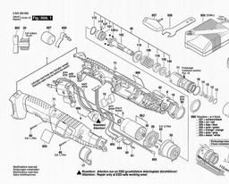 Bosch Cordless Screw Driver ANGLE EXACT 7 spare parts