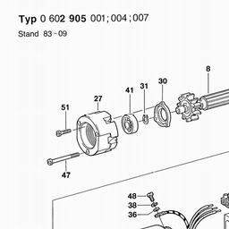 Bosch Hf Flange-mounted Motor GR./SIZE 44 spare parts
