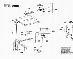 Bosch Saw Table S 10 spare parts