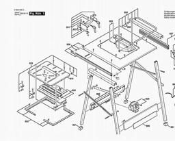 Bosch Saw And Router Table MT 65 spare parts