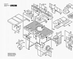 Bosch Routing Table RT 60 spare parts