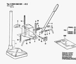 Bosch Drill Stand S 2 spare parts