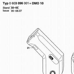 Bosch Metal Detector DMO 10 spare parts
