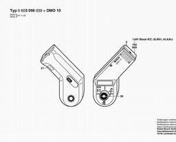Bosch Metal Detector DMO 10 spare parts