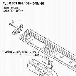 Bosch Inclinometer DNM 60 spare parts