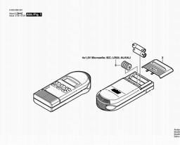 Bosch Ultrasonic Measuring Dev DUS 20 spare parts