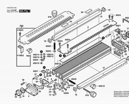 Bosch Dovetail Cutting Appar. ZF 60 spare parts