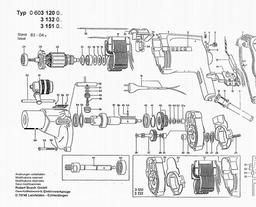 Bosch Drill M 21 S spare parts