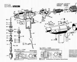Bosch Drill E 20 S spare parts