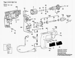 Bosch Drill PBM 280-RLE spare parts