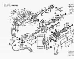 Bosch Percussion Drill CSB 650-2 spare parts