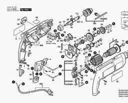 Bosch Percussion Drill PSB 680-2 spare parts