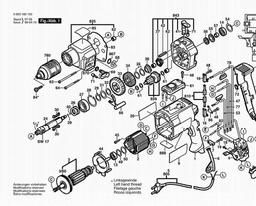 Bosch Percussion Drill CSB 1000-2 RET spare parts