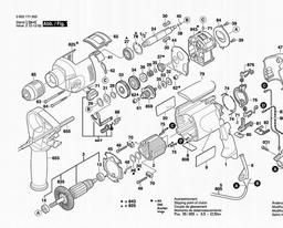 Bosch Percussion Drill PSB 850-2 RE spare parts