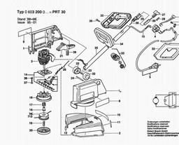 Bosch Lawn Edge Trimmer PRT 30 spare parts