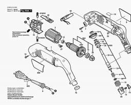 Bosch Electro-brush PEB 450 spare parts