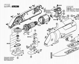Bosch Fine-cut Saw PFS 250 spare parts