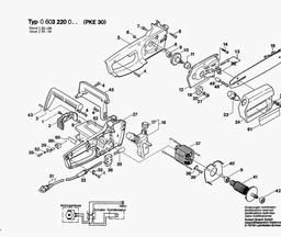 Bosch Chain Saw PKE 30 spare parts