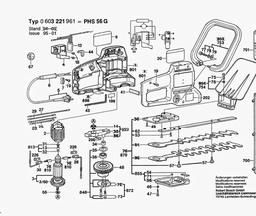 Bosch PHS 56 G spare parts