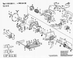 Bosch Circular Saw PKS 54 CE spare parts