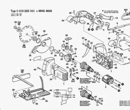 Bosch Combi Port.circular Saw P MHS 4600 spare parts