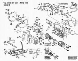 Bosch Combi Port.circular Saw P MHS 4600 spare parts
