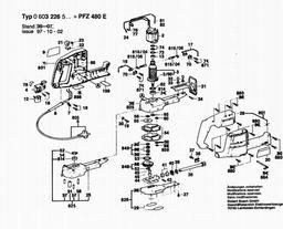 Bosch General Purpose Saw PFZ 480 E spare parts