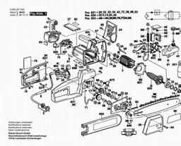 Bosch Chain Saw PKE 40 B spare parts