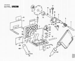 Bosch False Joint Cutter PSF 22 spare parts