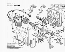 Bosch Jig Saw PST 52 A spare parts