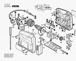 Bosch Jig Saw PST 53 A spare parts