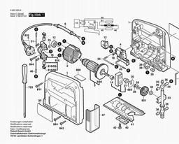 Bosch Jig Saw PST 52 A spare parts