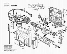 Bosch Jig Saw PST 53 AE spare parts