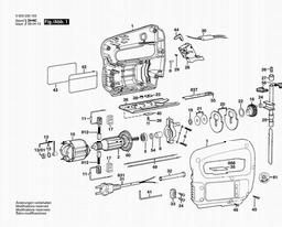 Bosch Combi Jigsaw Perfect PST 50 spare parts