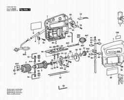 Bosch Jig Saw PST 54 E spare parts